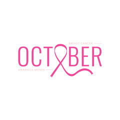 Breast Cancer Awareness Month. Pink October. Breast Cancer