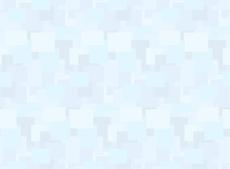 柔らかい青い四角の幾何学的シームレスなパターン