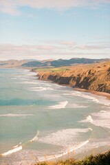 Heavy waves hitting the Beach at Castlepoint