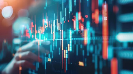 Stock market charts with insider trades highlighted, Insider Trading, illegal stock manipulation