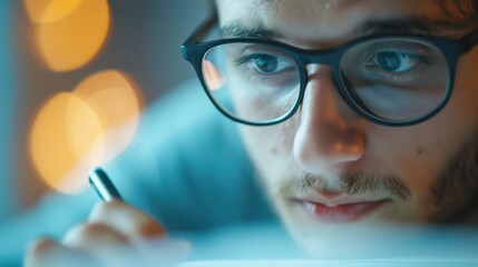 Student using hidden notes during an exam, Trickery, academic cheating and dishonesty