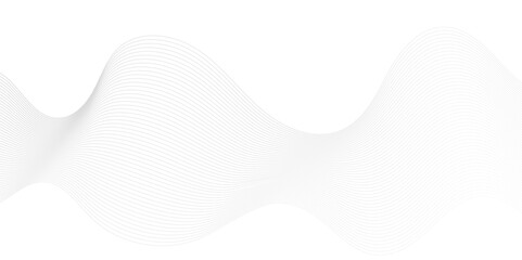  Abstract white and gray light blend paper wave line. abstract gradient and white wave curve creative technology flowing particles lines background. Modern flowing wave lines glowing moving sound. 