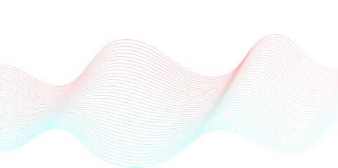 Abstract blue blend curve flow vector stripe digital technology isolated geometric futuristic wave dynamic thin line. minimal flowing diagonal creative wavy line design texture background.