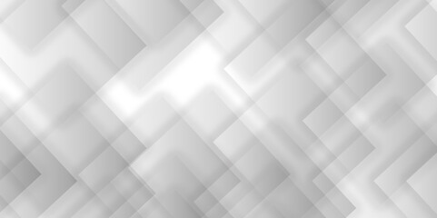 Abstract elegant background white and gray squares texture. Abstract white and grey geometric overlapping square pattern abstract futuristic background technology digital concept.