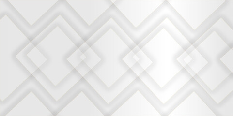 Abstract white line with square shape shadow background. vector illustration, White Business Style Vector Abstract Elegant white and grey Background. Abstract white Pattern.