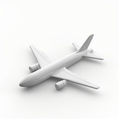an airplane isolated on white background