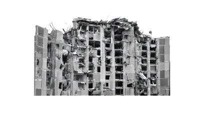 Old abandoned building, Destroy old building PNG, old building PNG transparent background	