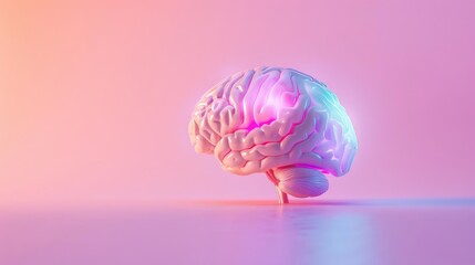 Brain exercise enhancing neural connections, clarity and focus, subconscious mind, sharp mindset, vibrant scene