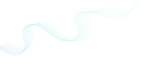 White wave curve lines banner background design. Abstract soft wave lines dynamic flowing blue light isolated background. Vector Illustration of the gray pattern of lines. stripes on white.