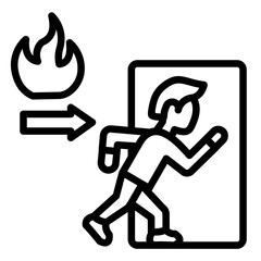 Fire Exit Icon