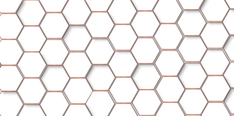 	
Abstract hexagonal futuristic geometric backdrop White background and embossed hexagon , honeycomb white hexagon concept design abstract technology background vector background, or wallpaper.