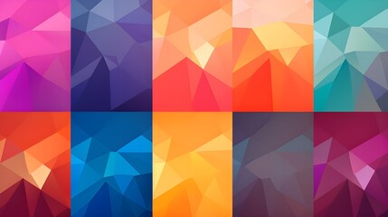 Obraz premium Dynamic Geometry: Contemporary Polygon Background for Graphic Design Masterpieces