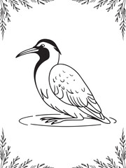 Obraz premium Illustration Artwork of bittern