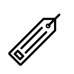 Brand icon in black, outline style and transparent background