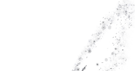 Snowflake Symphony: Magnificent 3D Illustration Showcasing Falling Holiday Snowflakes in Harmony