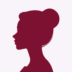 Woman silhouette vector