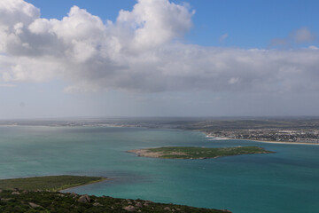 rainbow over the sea