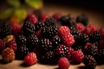 blackberries, fruit, purple background, fresh, isolated, berry, food, nature, healthy, delicious, sweet, juicy