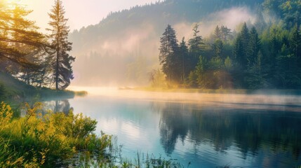 Misty Morning Serenity
