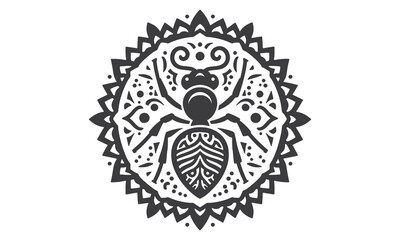 Ant mandala design vector art