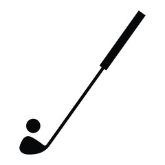 Pair of iron or wedge golf club flat vector icon for sports apps and websites.  isolated on white background. vector illustration. EPS 10/AI