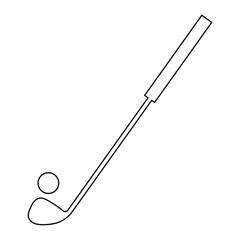 Pair of iron or wedge golf club flat vector icon for sports apps and websites.  isolated on white background. vector illustration. EPS 10/AI