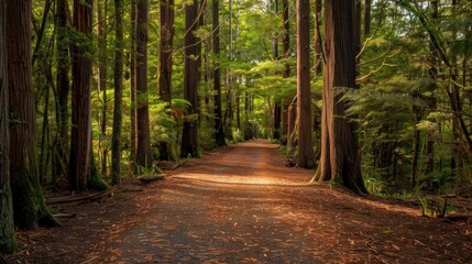 Fototapeta premium A Path Through the Forest