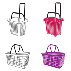 Fototapeta premium shopping cart icon design