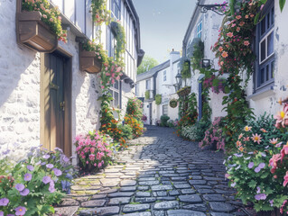 Fototapeta premium street devon