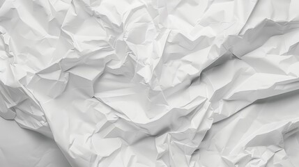 Obraz premium White wrinkled paper on background