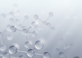 Cosmetic serum, Skin Repair, Collagen Serum, Cosmetic Background, 3D Rendering