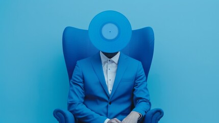 "Hidden Portraits in the Blue Theme: Quiet Art Portrait Photography"