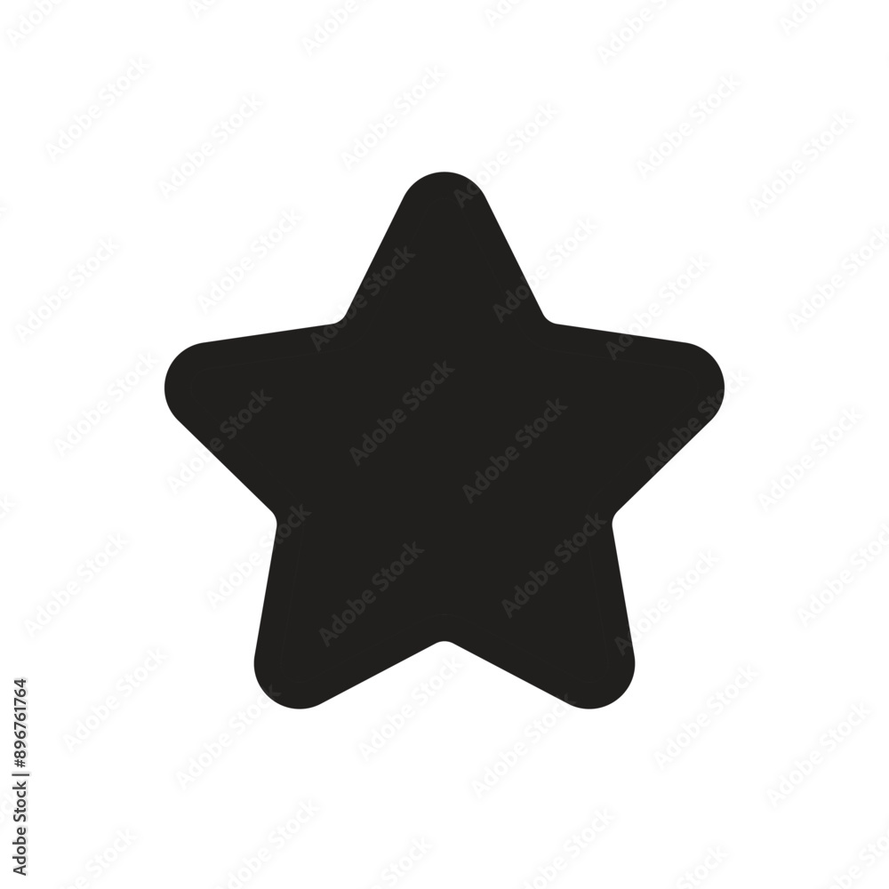 Wall mural star icon - fill
