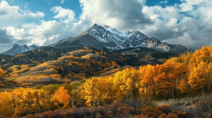 Autumn Mountain Landscape