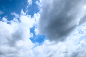 blue sky with clouds