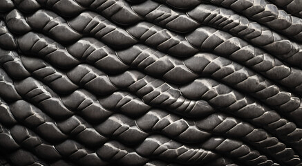 Fototapeta premium A fascinating illustration of snake scales in an extreme close-up, showcasing the unique patterns and glossy texture, with space for text.