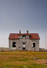 Abandoned old house in northern Norway - summertime