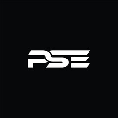 PSE Letter Initial Logo Design Template Vector Illustration