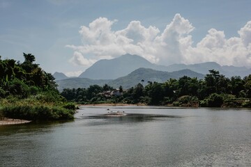boats on the lake