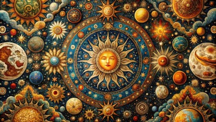 A breathtaking journey through celestial wonders capturing the cosmic tapestry in spectacular detail, nebula