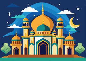 Fototapeta premium Islamic background vector design