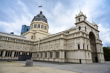 Obraz premium View of the Royal Exhibition Building in Melbourne, Australia.