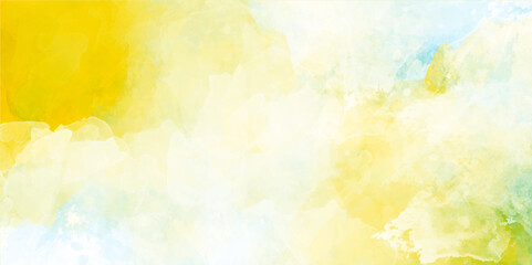 Abstract colorful watercolor for horizontal background designed with earth tone watercolor background. Watercolor paint like gradient background.	