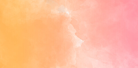 watercolor for horizontal background designed with earth tone watercolor background. watercolor background imitating the texture. Rainbow gradient watercolor style background.