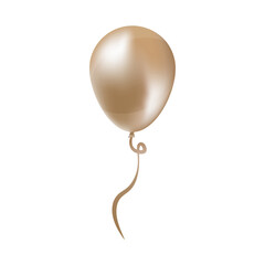 brown abstract Balloon Vector Illustration