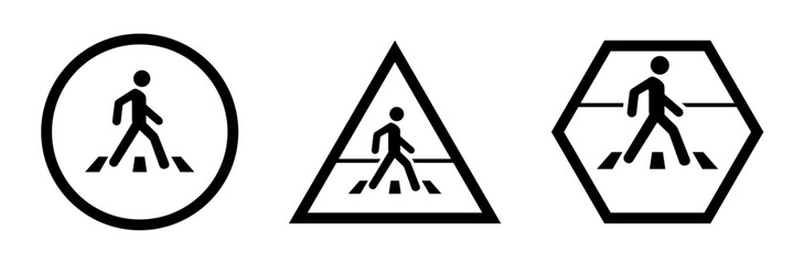 crosswalk traffic road sign