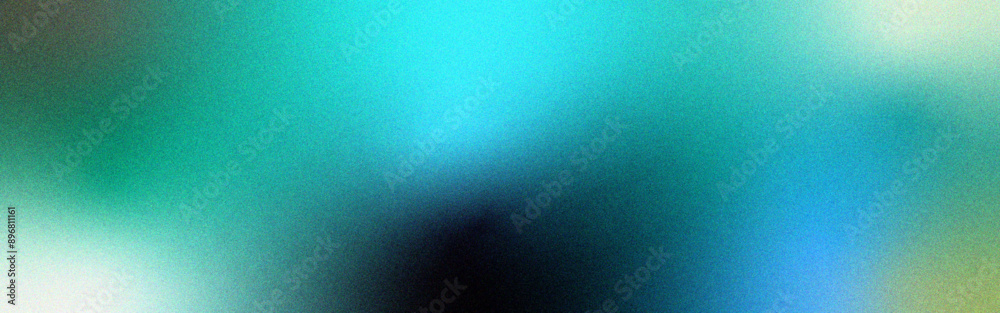Leinwandbilder abstract fiery burnt blue foil gradient in pastel white shimmer. turquoise glowing noise texture pos