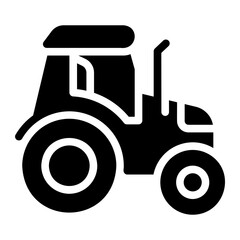 tractor Solid icon