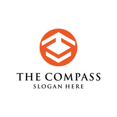 modern simple clean compass concept