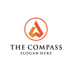 modern simple clean compass concept